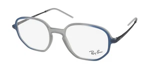 NEW RAY-BAN 7152 GLASSES 5794 GEOMETRIC 50-19-145 MENS BLUE PLASTIC FULL-RIM - Picture 1 of 8