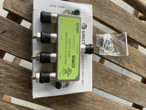 DIRECTV, 2-2150 MHz, 4-Way SMW Splitter - MSPLIT4R1-01, New in the Box - Picture 1 of 3