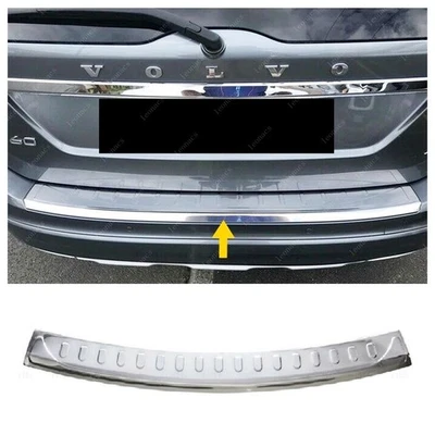 Pour VOLVO XC60 2014 à 2017 Chromé Pare chocs Protection BRILLANT ACCIAIO - Imagen 1 de 4