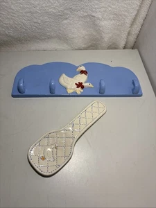 VtG Country Goose Utensil Holder & Spoon Rest 80’s Granny Core - Picture 1 of 10
