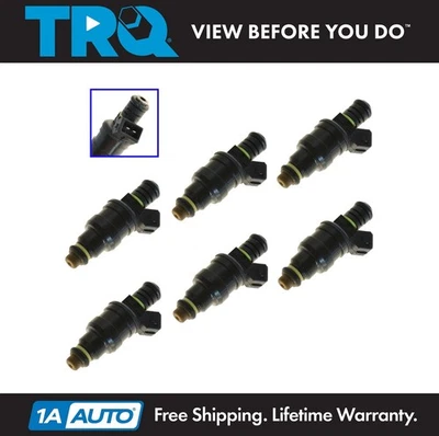 Juego de 6 inyectores de combustible TRQ para camioneta LeSabre E150 E250 E350 F150 F250 Foto 1 de 4