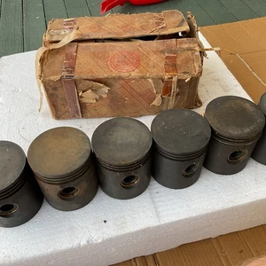 SET 1929-1930-1931-1936 CHEVROLET NOS OEM GM PISTONS VINTAGE - Picture 1 of 21
