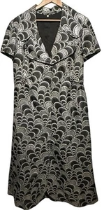 Vtg 60's-70's LK Modeli Maxi Over Coat Sz 10 Glamorous Sparkle Mod Retro Evening - Picture 1 of 7