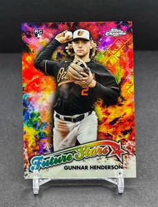 2023 Topps Chrome Logofractor - GUNNAR HENDERSON - RC Rookie Future Stars #FS-3 - Bild 1 von 4
