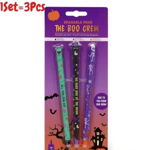 3PCS löschbare Gelstife 3er Set The Boo Crew Halloween Neu - Bild 1 von 2