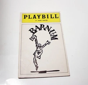 Barnum Playbill St. James Theatre New York Mai 1981 Tony Orlando Terrence Mann A - Bild 1 von 6