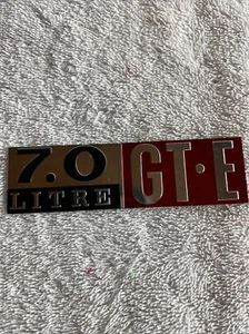 7.0 Litre GTE emblem  - Picture 1 of 3