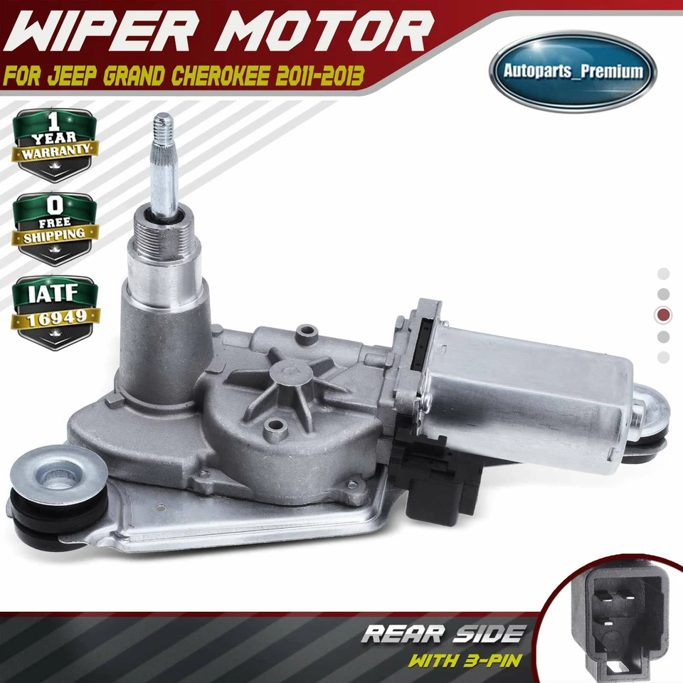 Windshield Wiper Motor for Jeep Grand Cherokee 2011-2013 Sport Utility Rear Side - Image 1 of 4
