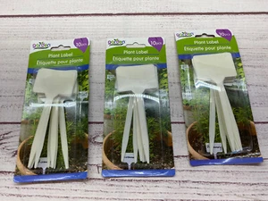 Garden Collection 10 Piece Plant Label Markers - Custom lot of 3 packs of 10 - Picture 1 of 4