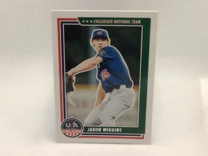 2022 Panini USA Stars & Stripes Jaxon Wiggins #40 Collegiate ￼National Team RC - Picture 1 of 2
