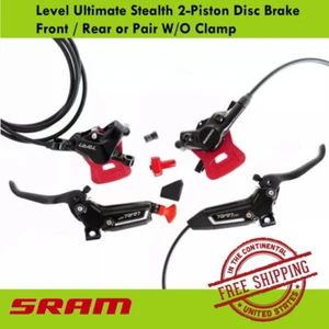Freno de disco delantero/trasero de 2 pistones SRAM Level Ultimate Stealth o par sin abrazadera - Imagen 1 de 4