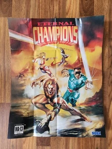 Sega Genesis Eternal Champions Promo Poster (Welcome To The Next Level) - Zdjęcie 1 z 3