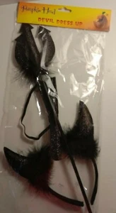 DEVIL DRESS UP SET (Black) - Picture 1 of 4