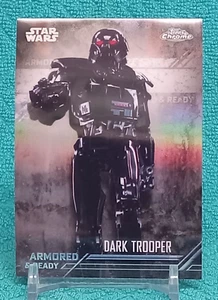 2022 Topps Chrome The Mandalorian Beskar DARK TROOPER ARMORED & READY Refra AR-6 - Picture 1 of 2
