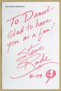 Steve Rude - American comics artist - Nexus - Authentic signed sketch - 2009 - Bild 1 von 1