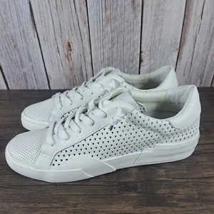 Dolce Vita Zina Perforated Sneaker Women's Sz 9.5 White (VGC) - Picture 1 of 9