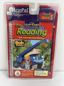 Leap Frog Leap Start - Pre Reading Bob the Builder Book & Cartridge New Sealed - Picture 1 of 12