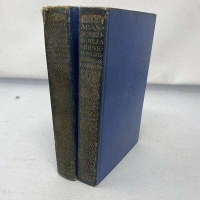 ABANDONED & SECRET OF THE ISLAND by Jules Verne 1912 Everyman's Library Illust. - Image 1 of 4