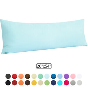 Long Body Pillow Case Ultra Cozy Breathable Envelope Body Pillow Cover 20"x 54"