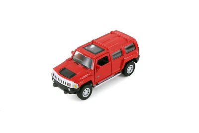 HUMMER H3, RED - SHOWCASTS 67401D - 1/43 SCALE DIECAST MODEL TOY CAR - Image 1 of 4