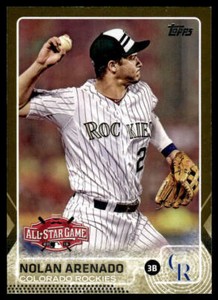 2015 Topps Update #US358 Nolan Arenado All-Star Game Gold /2015 Colorado Rockies