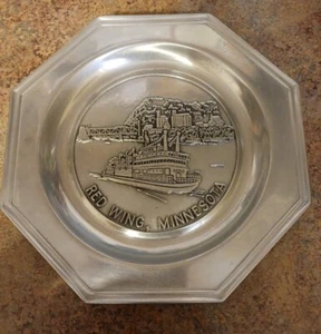 Wilton Pewter Collector Red Wing, Minnesota Plate - Picture 1 of 5