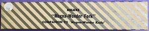 Magna-Wonder Fork in Factory Box Swiss Made Carving Fork Very Nice!! - Picture 1 of 8