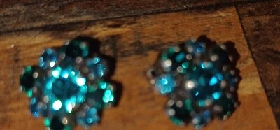 Konplott ohrringe blauer Smaragd - Bild 1 von 2