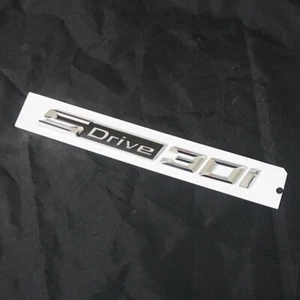 1x Chrome SDrive 30i Silver Plastic Decal Badge Sticker Emblem Z4 E89 E86 E85 GT - Picture 1 of 15