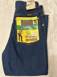 Jungen Jeans Cowboy Schnitt Wrangler Slim Fit 25x34 Neu mit Etikett 936PWD - Bild 1 von 9