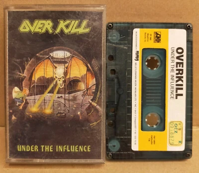 OVERKILL - UNDER THE INFLUENCE (1990) CASSETTE MADE IN TURKEY - Image 1 of 2