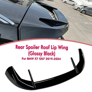 Rear Trunk Roof Spoiler Splitter Wing Body Kit For BMW X7 G07 2019-2025 Black 1x - Picture 1 of 12
