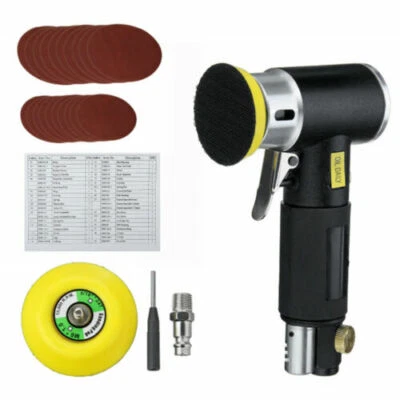 Mini Air Sander 2'' 3'' Dual Action Random Orbital Sander Car Polisher Buffer SV - Image 1 of 4