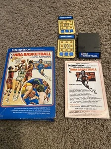 NBA Basketball Mattel Intellivision Video Game CIB Tested And Working - Picture 1 of 6