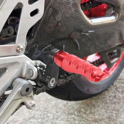 For Ducati 1299 Panigale S/R/ABS 15-19 18 MCCP 40mm Extended RED Front Foot Pegs Foto 1 de 4