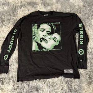 Type O Negative Bloody Kisses Long Sleeve T-Shirt Men's XL Puck Hcky - Picture 1 of 7