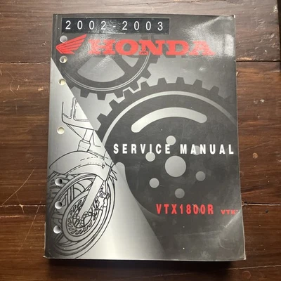 Manual de taller de reparación de servicio Honda genuino OEM 2002 2003 VTX 1800 VTX1800 VTX1800R Foto 1 de 4