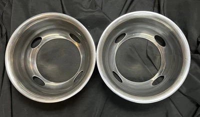 Set of 2 Dodge RAM 3500 Dually Wheel Trim Rim Hub 8 Lug Cover Simulator REAR SS - Image 1 of 4