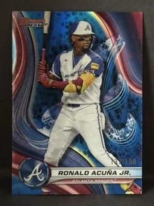 2024 Bowman's Best Ronald Acuna Jr. Blue Refractor /150 - Picture 1 of 2