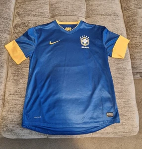 Brazil Nike National Team 2012-2013football Jersey Size Large In Use Condition - Picture 1 of 8