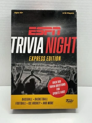 Sports Trivia Game ESPN Trivia Night Express Edition Funko Games All Genres NEW! - Image 1 of 4