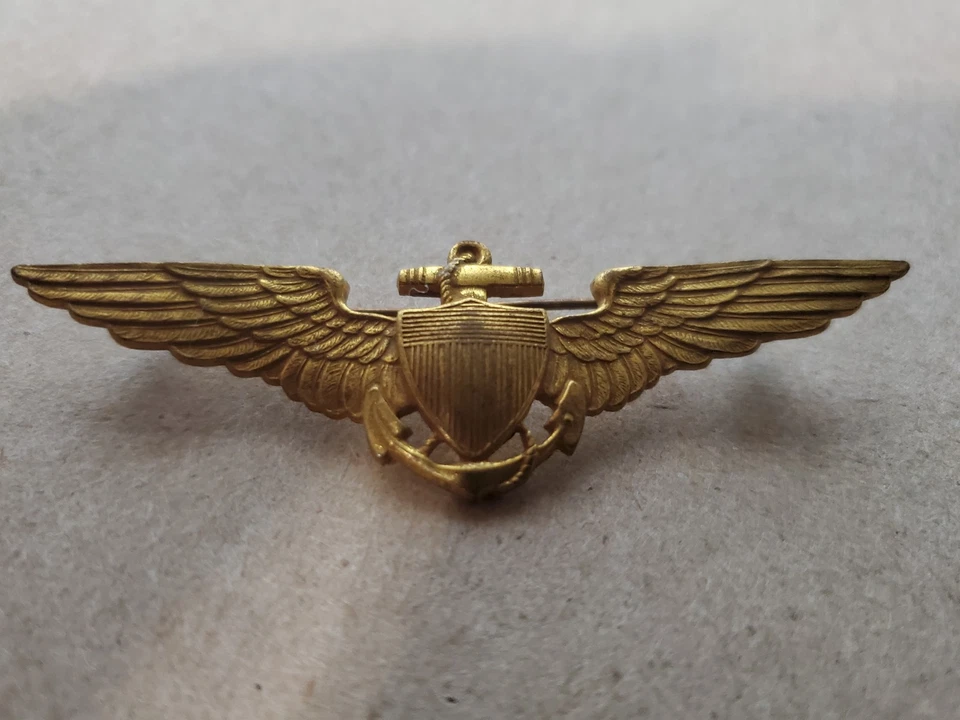 !Alas de aviador de la Marina de los Estados Unidos 1920' - 1930 Foto 1 de 3