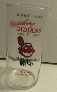 Glasbecher Lesedindianer Häuptling Wahoo von 1955 - Bild 1 von 3