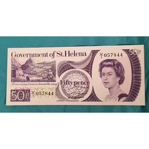 St. Helena 1979 50 Pence P#5a Elisabeth II - Stempelglanz • V/1 057844 Präfix - Bild 1 von 18