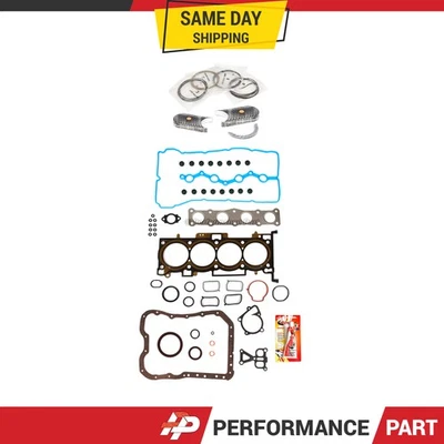 Full Gasket Set Bearings Rings Fit 10-13 Hyundai Kia Rondo Optima 2.4L - Image 1 of 4