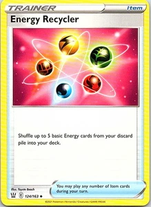 Energy Recycler Uncommon SWSH05: Battle Styles 124/163 NM - Picture 1 of 2