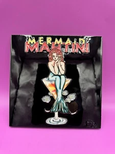 Mermaid Martini by Ralph Burch Ceramic Tile Trivet Wall Decor Size 6"x6" - Picture 1 of 3