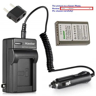 Kastar Battery AC Travel Charger for Olympus BLN-1 BLN1 Olympus PEN E-P5 Camera