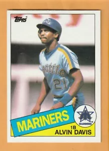 Alvin Davis Seattle Mariners 1985 Topps #145 radiocontrol novato Arizona State Sun Devils - Imagen 1 de 2