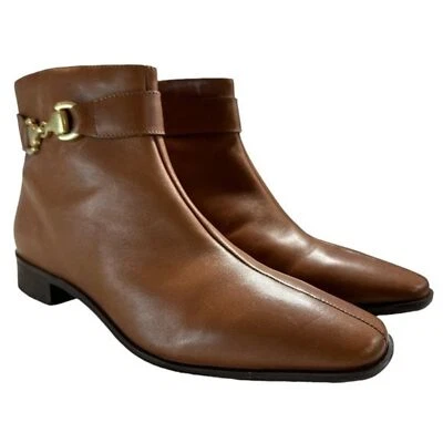 Botines Talbots Cuero Color Camel Talla 7 Clásicos  Foto 1 de 4